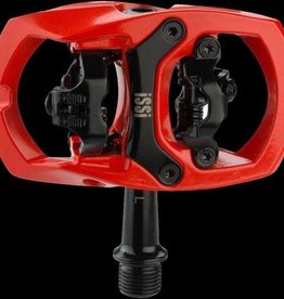 iSSi Trail II Pedals - Dual Sided Clipless with Platform, Aluminum, 9/16", Lava