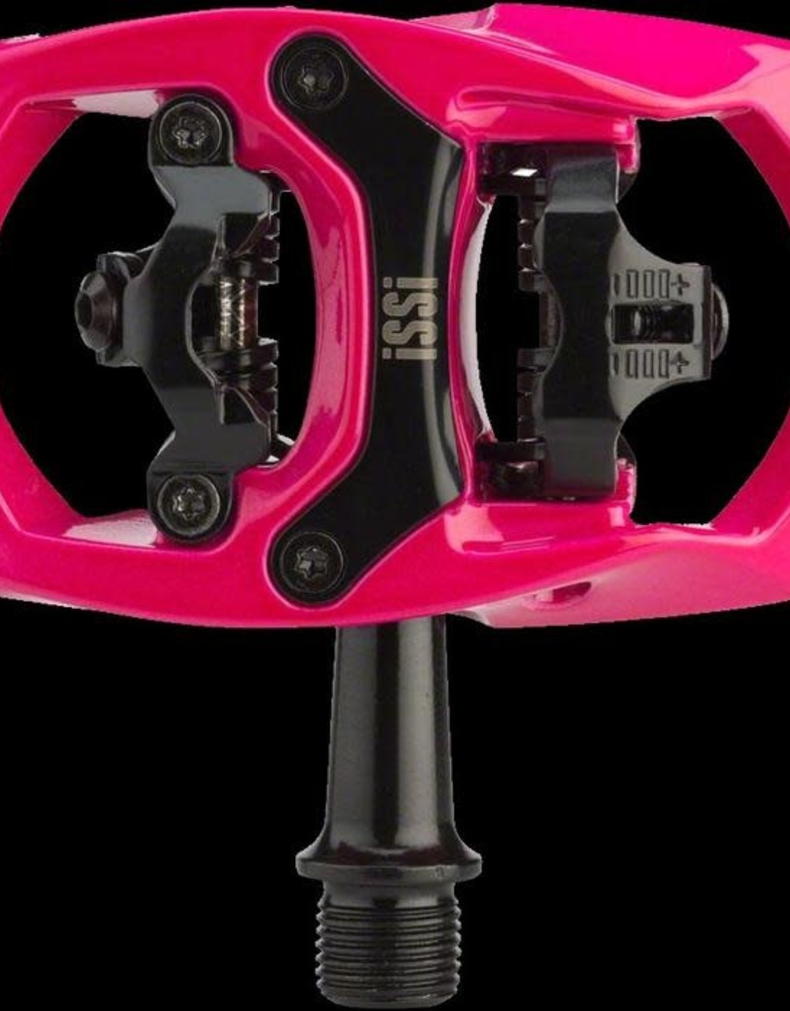 iSSi Trail II Pedals - Dual Sided Clipless with Platform, Aluminum, 9/16", Pink