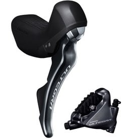 Shimano Shimano Ultegra ST-R8020/BR-8070 Disc Brake and Lever - Rear Hydraulic Flat Mount Resin Pads Black