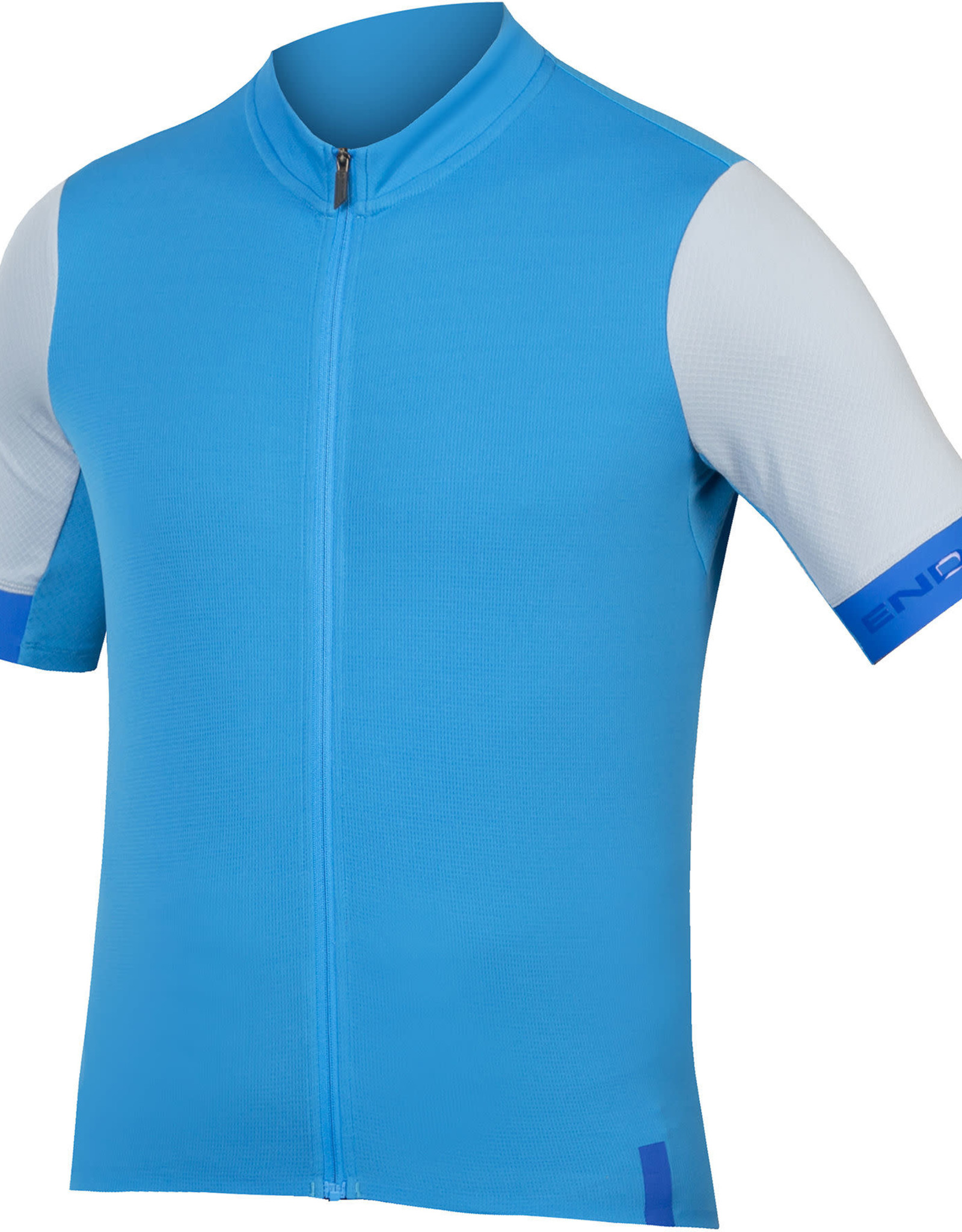 Endura FS260 S/S Jersey: Hi-Viz Blue - L (Relaxed Fit)