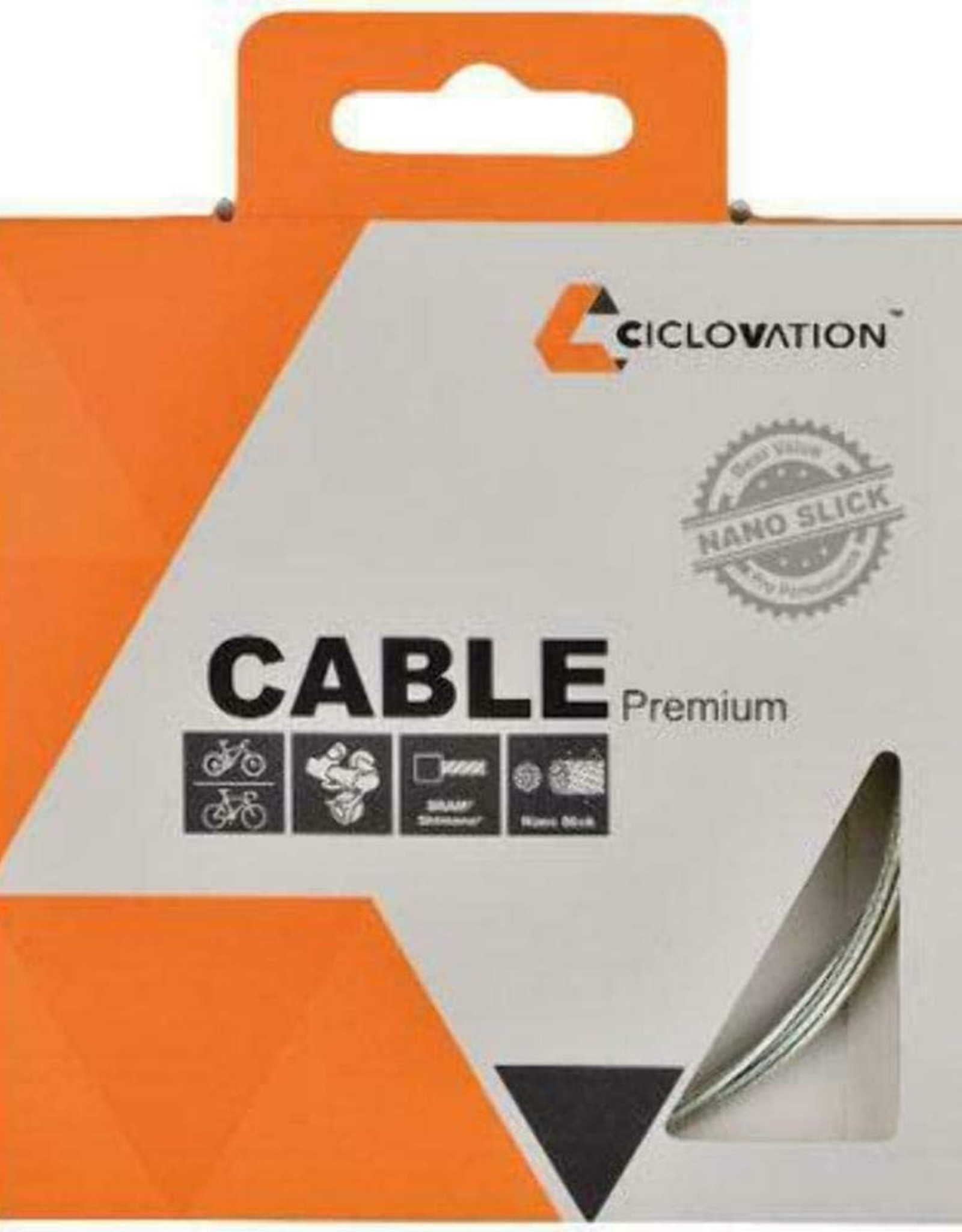 Ciclovation Nano Slick Shift cable 1.1mm Stainless Steel Slick 2100mm Shimano