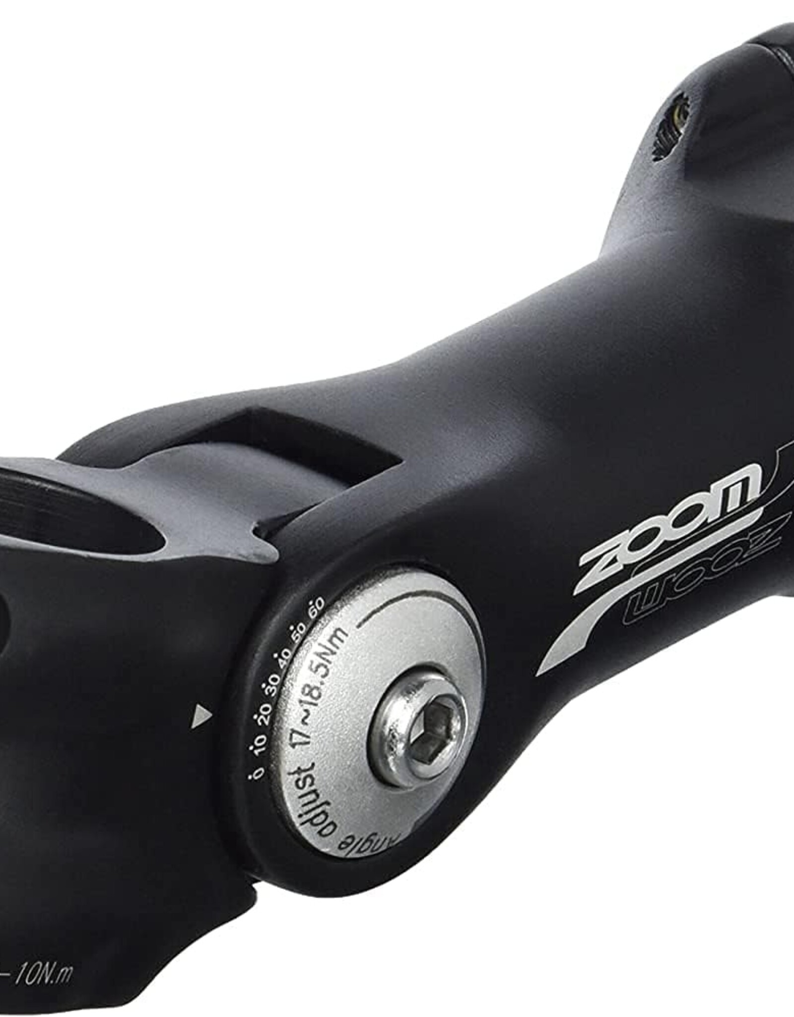 Zoom TDS-C297 Stem - 125mm, 25.4 Clamp, Adjustable, 1 1/8", Aluminum, Black