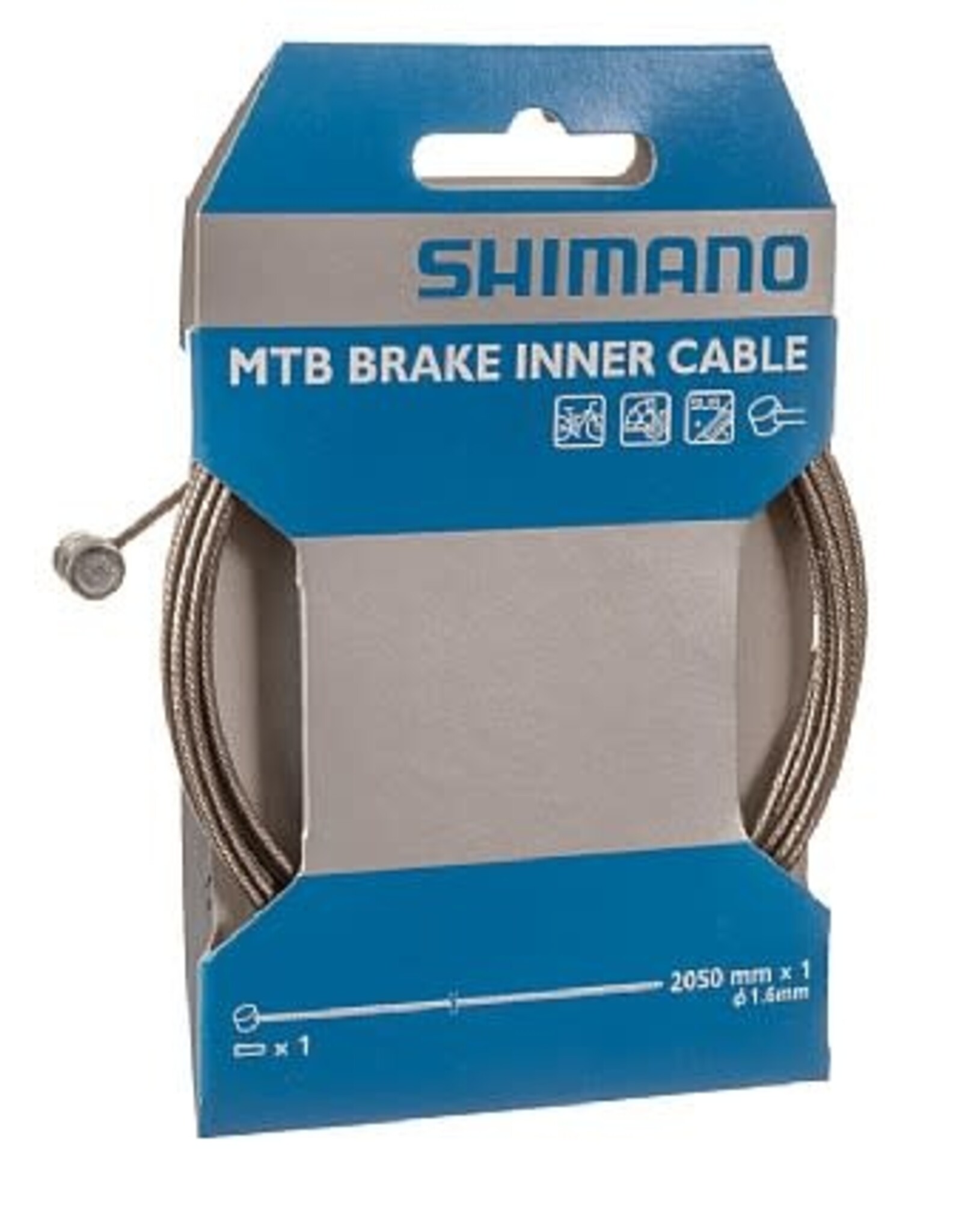 Shimano Shimano Stainless Mountain Brake Cable 1.6 x 2050mm