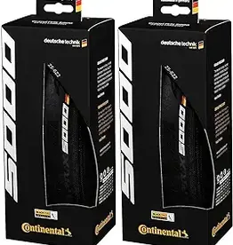 Continental Grand Prix 5000 700 X 32 Black-BW + Black Chili - PAIR ONLY