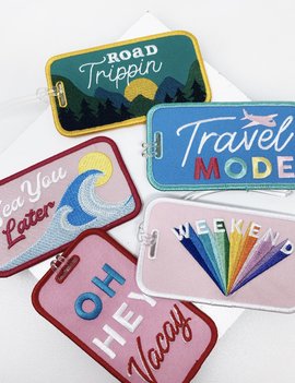 KATYDID Weekend Rainbow Luggage Tags