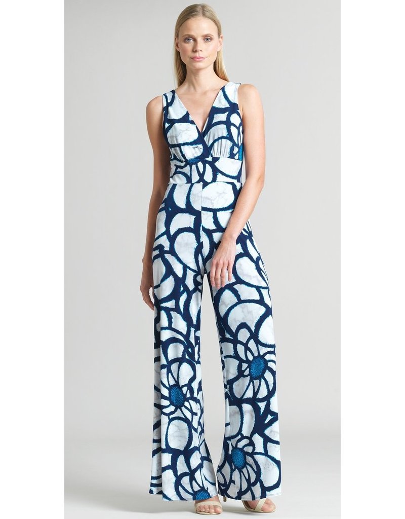 sunflower print jumpsuit