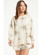 Z Supply Sleep Over Palm Sweatshirt