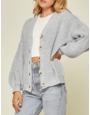 Savanna Jane Button Front Rib Sweater