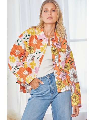 Savanna Jane Floral Printed Jacket
