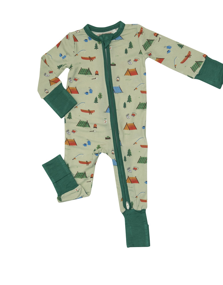 Camping 2-Way Zipper Romper