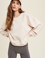 Scuba Relaxed Crop Sweatshirt