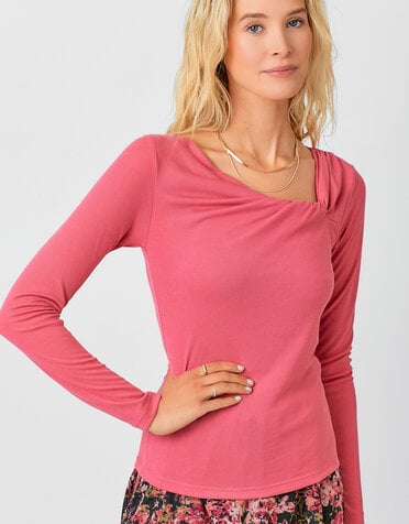 Modal Knotted Neck Top