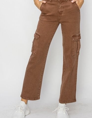 High Rise Cargo Pants