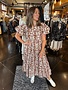THML Clothing Tiered Print Maxi Dress