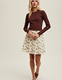 Ribbed Fitted Knit Top