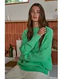 Knit LS High Neck Chunky Oversized Sweater