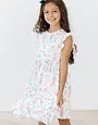 Mermaid Friends Flutter Twirl Dress