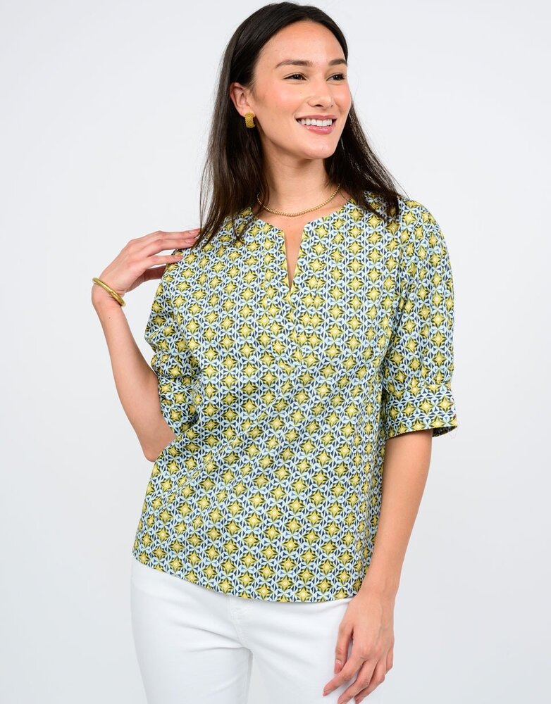 Ivy Jane Notched Front Shirt