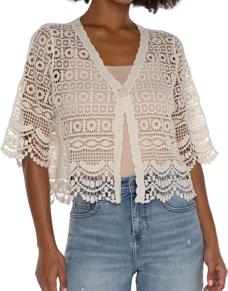 Liverpool Jeans SS Lace Bolero