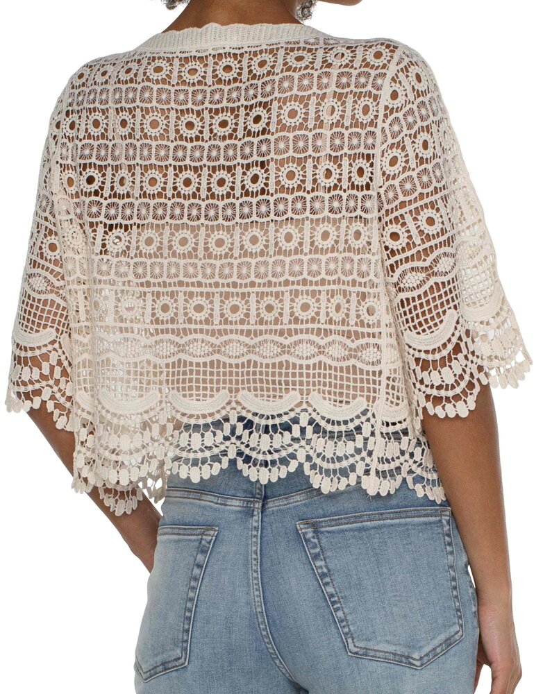 Liverpool Jeans SS Lace Bolero