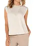 Liverpool Jeans Sleeveless Crew Neck Top