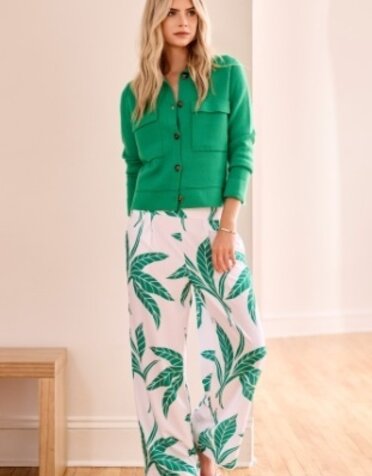 Pull On Ankle Pant w/Pleats