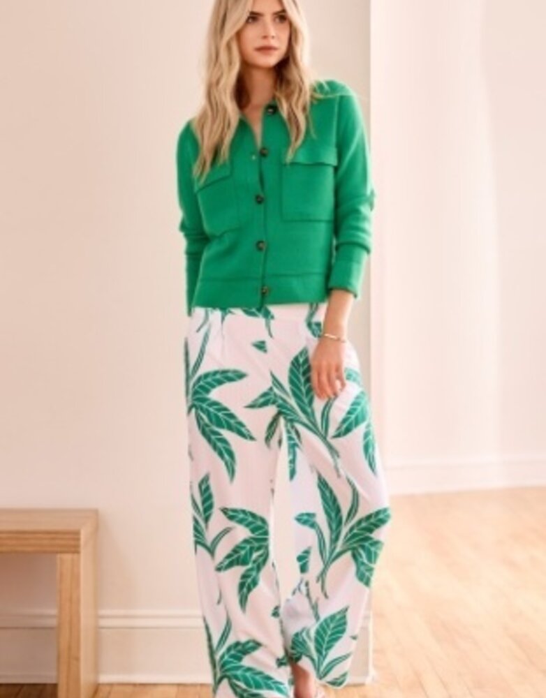 Pull On Ankle Pant w/Pleats