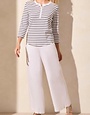 3/4 Slv Henley Top w/Snaps