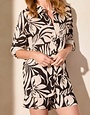 LS Button Front Blouse