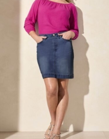 Pull on Denim Skort