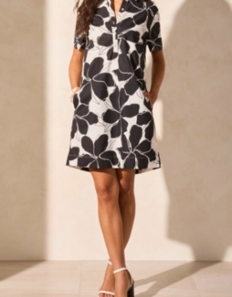 SS Button Up Polo Dress