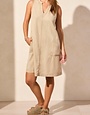Flowy Slvls Dress w/Pockets