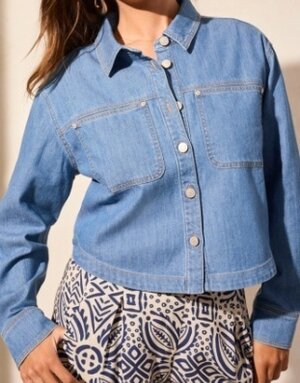 Light Denim Overshirt