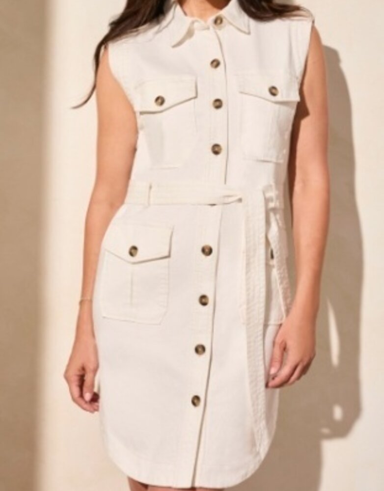 S/L Cargo Dress w/Pockets