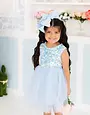 Blooming in Blue Tank Tutu Dress
