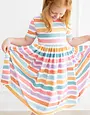 Spring Stripes SS Pocket Twirl Dress
