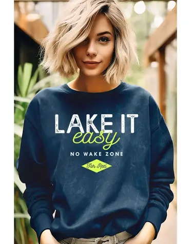 Hrt&Luv Lake It Easy Mineral Sweatshirt