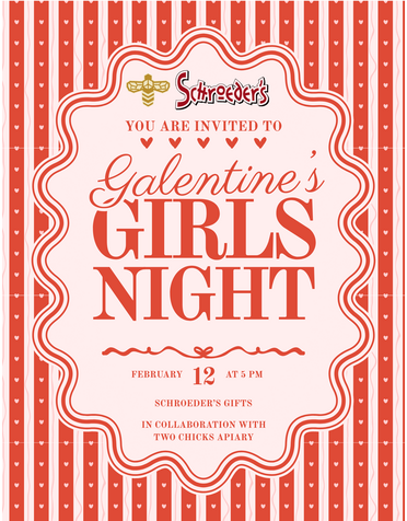 February 12th, 5:00 -7:00 PM Private Shopping Event in Collaboration with Two Chicks Apiary