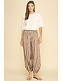 Pinch Geo Dot Print Harem Pant