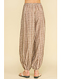 Pinch Geo Dot Print Harem Pant