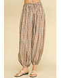 Pinch Geo Dot Print Harem Pant