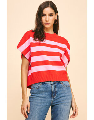 Pinch Stripe Sweater Vest