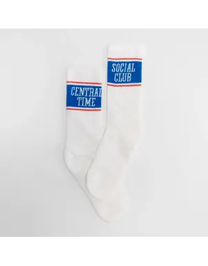 Central Time Social Club Crew Sock
