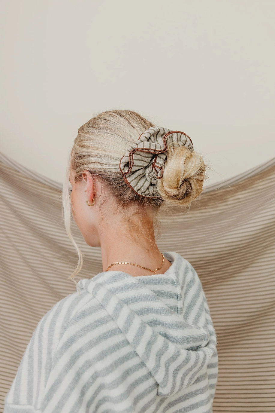 Striped Corset Scrunchie
