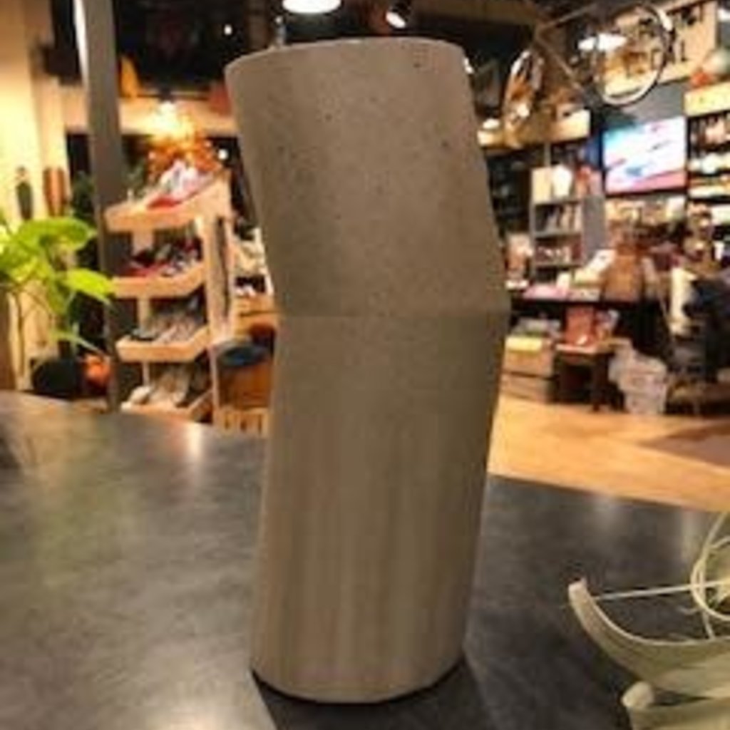 Concrete Pig Concrete Vase - Large