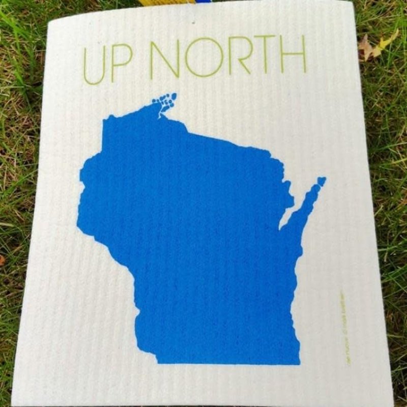 Volume One Swedish Dishcloth - Wisconsin Up North
