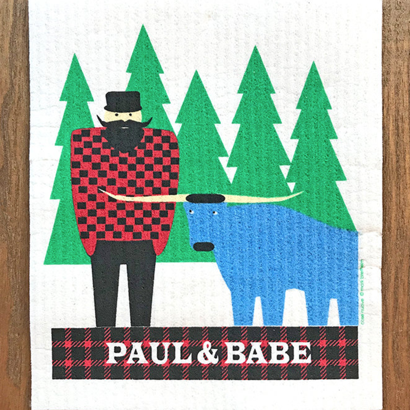 Volume One Swedish Dishcloth - Paul Bunyan