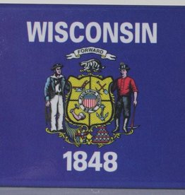 WI Flag Magnet