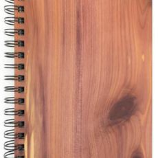 Woodchuck Wood Spiral Journal - Cedar