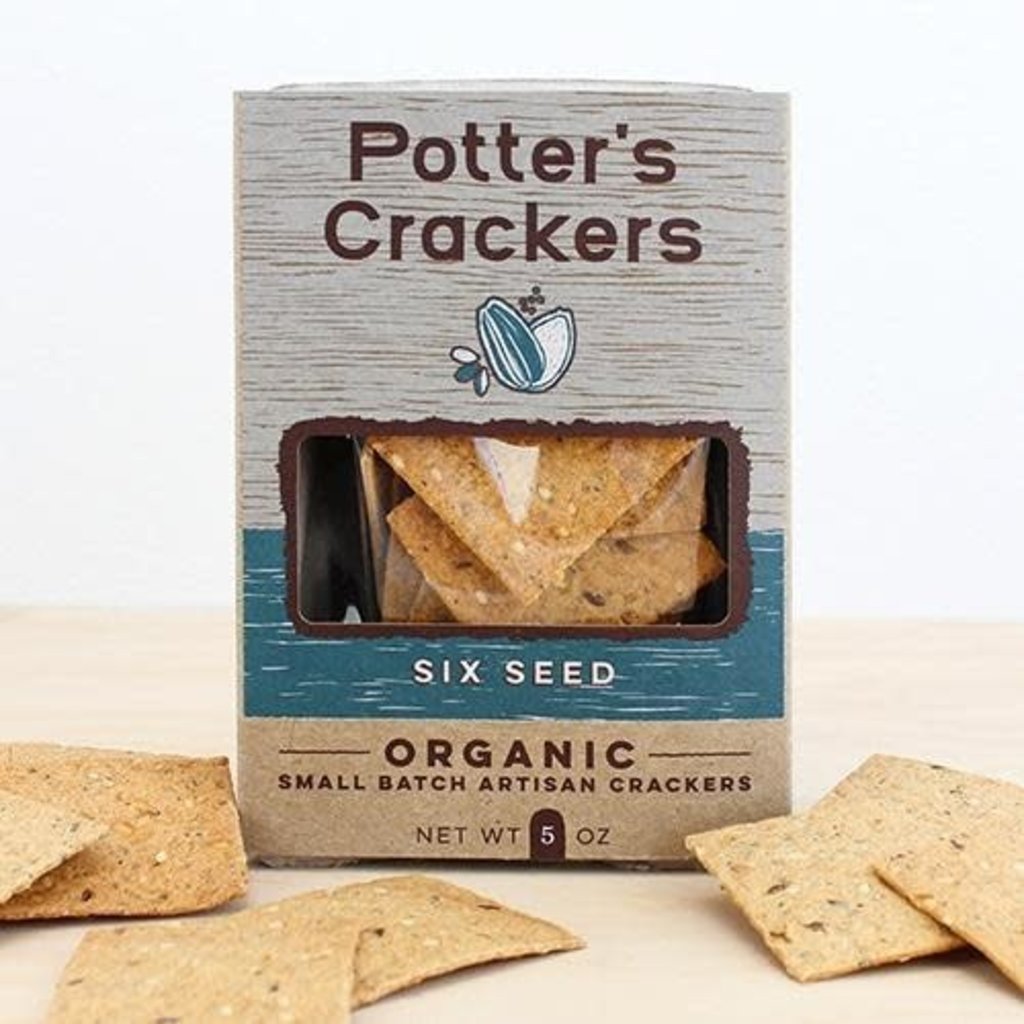 Potter's Crackers Potter's Crackers: Six Seed ( 5 oz.)